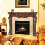 Fireplace Liners Schön Cortina 48 In X 42 In Wood Fireplace Mantel Surround Fireplace